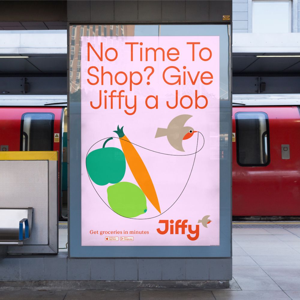 Jiffy — ребрендинг сервиса доставки в Лондоне